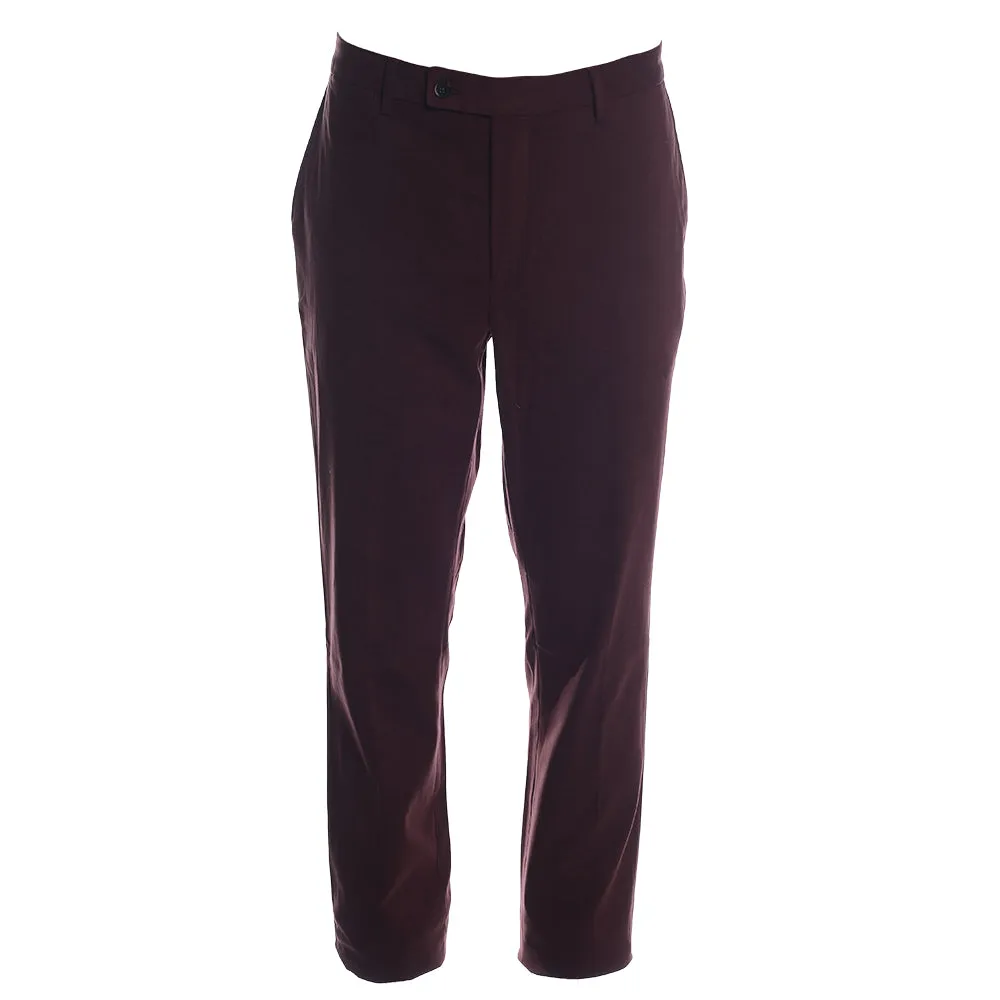 Men's Hackett Cotton Stretch Trousers in Wine