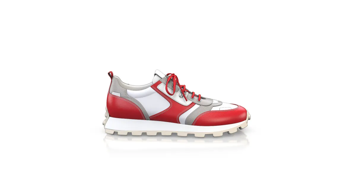 Men's Leather Running Sneakers 56872