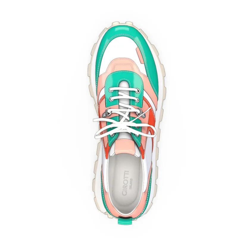 Men's Leather Running Sneakers 56874