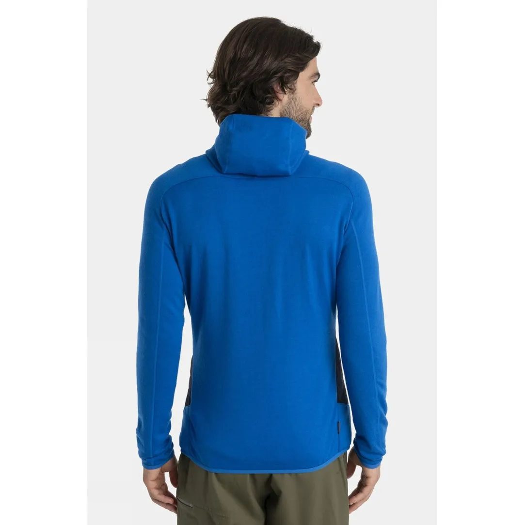 Mens Merino Quantum Hybrid Long Sleeve Zip Hoodie
