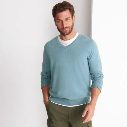 Men's Merino V-neck Jumper