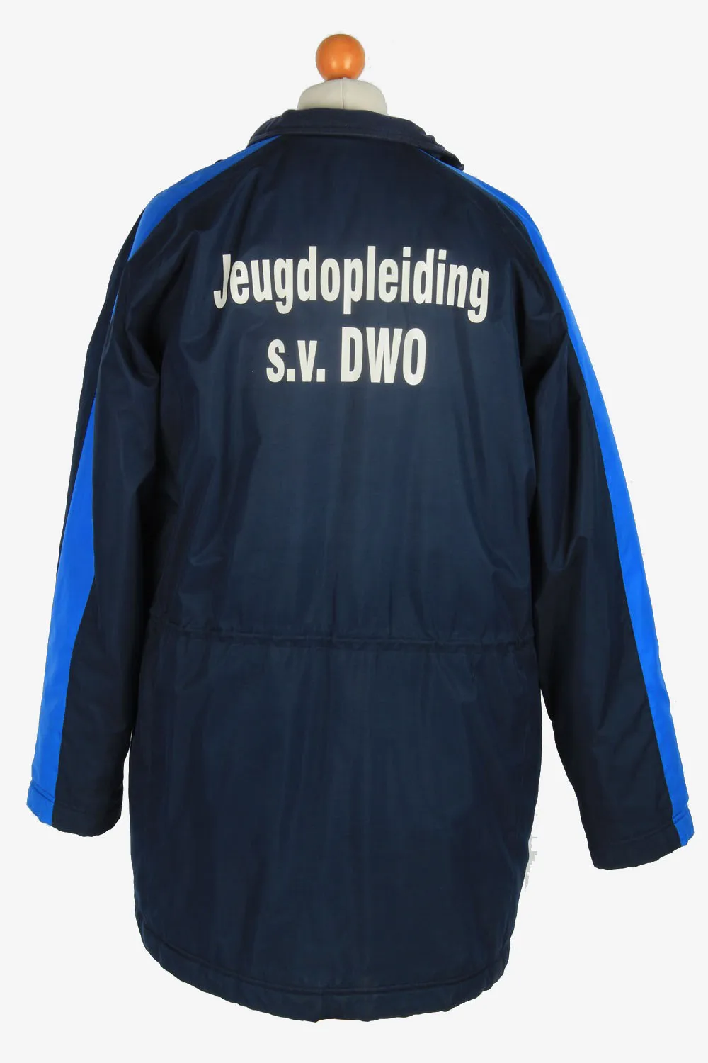 Mens Nike Long Puffer F.C Jeugdopleiding Jacket Vintage Size L Navy C2507 - Pepper Tree London
