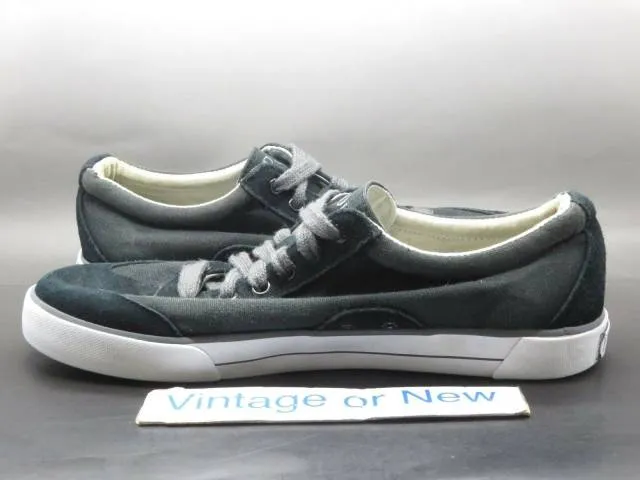Men's polo ralph lauren low dark grey canvas sneakers sz 10