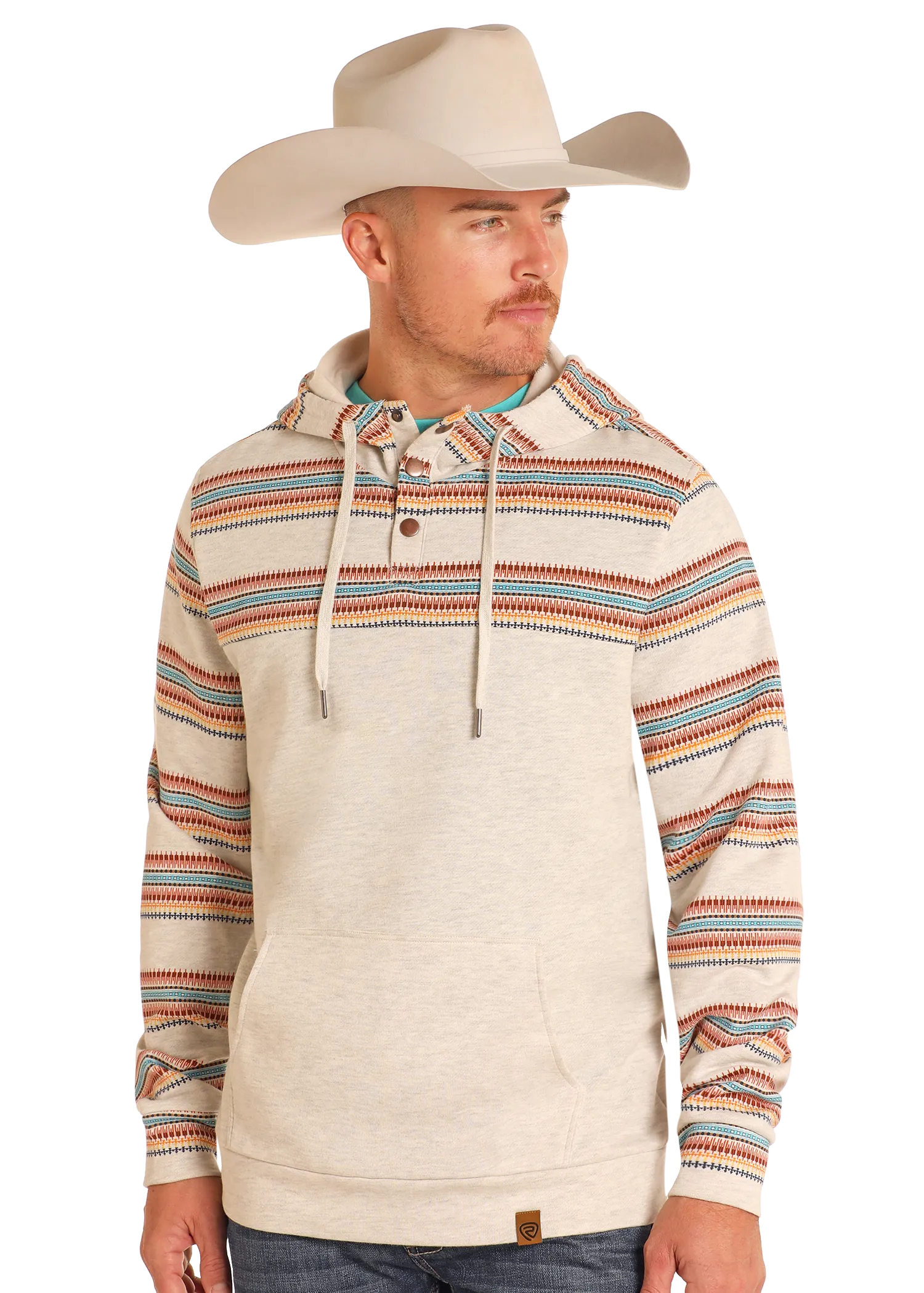 Men's Rock & Roll Cowboy Hoodie #BM94T04941
