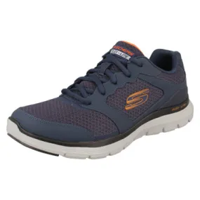 Mens Skechers Air Cooled Memory Foam Trainers - Flex Advantage /232225