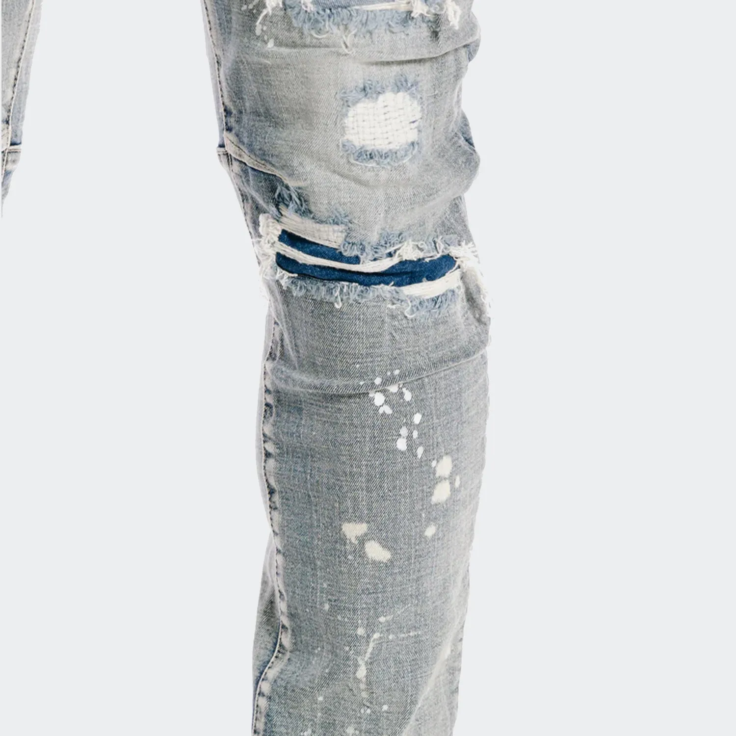 Men's Smoke Rise Rip & Repair Jeans Chester Blue