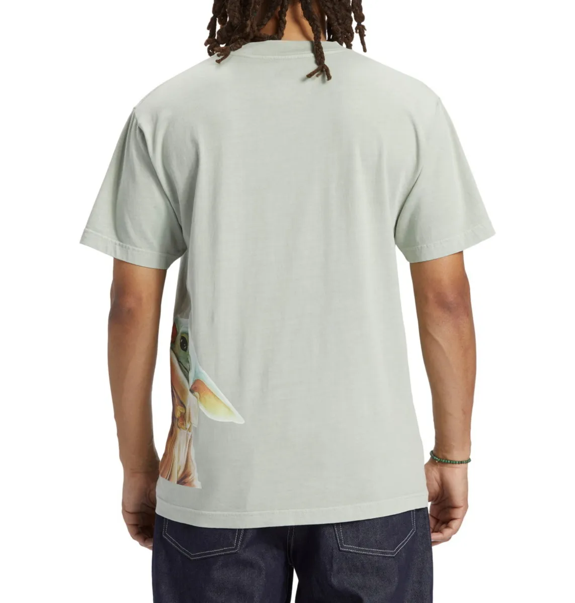 men's t-shirt DC - Star Wars GROGU THE CHILD HSS - SILT GREEN ENZYMES WASH - ADYZT05317-GEHW  -  Metal-shop