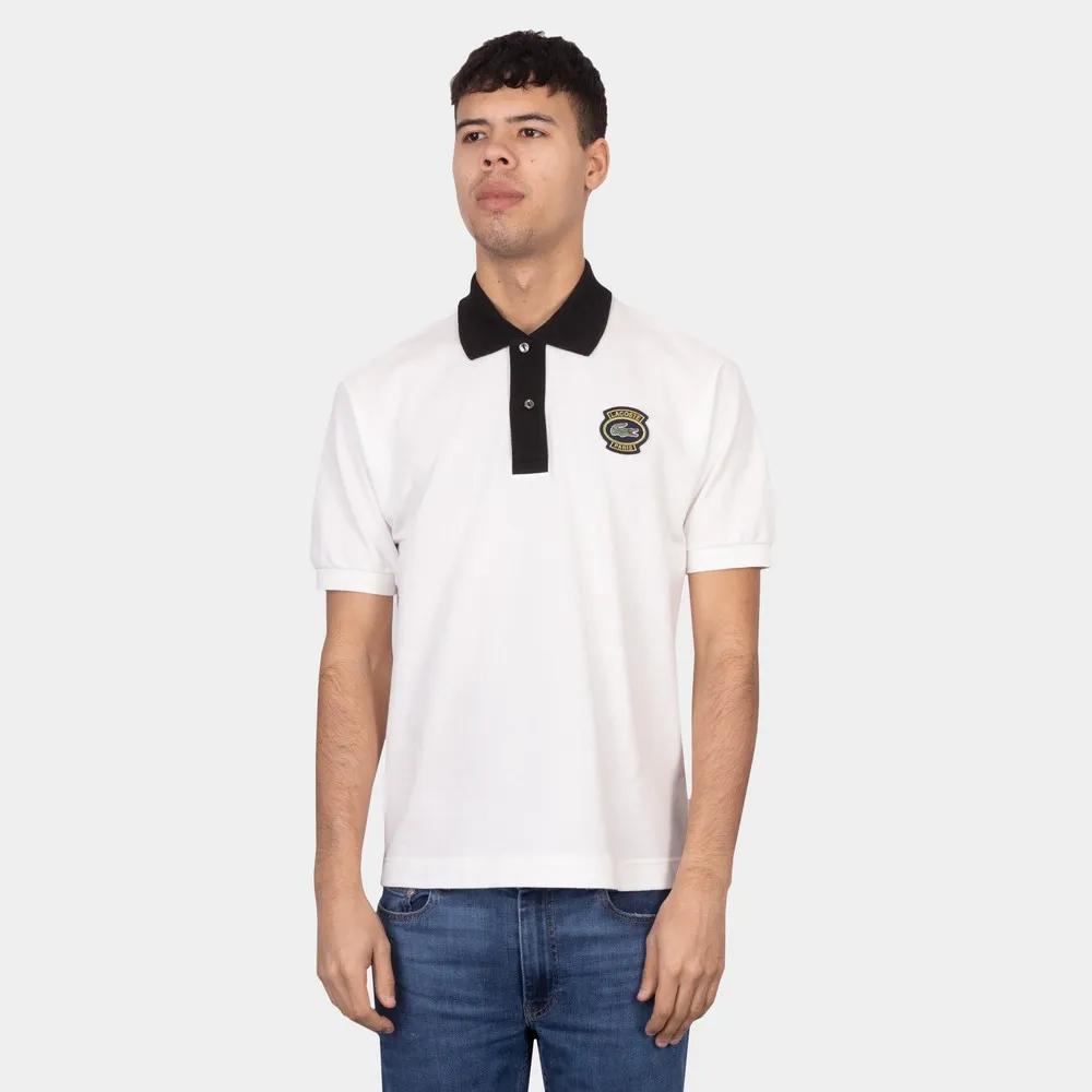 Mens White PH7369 Original Badge Polo
