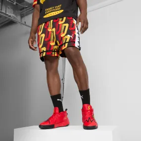 Men's Patterned Basketball Shorts