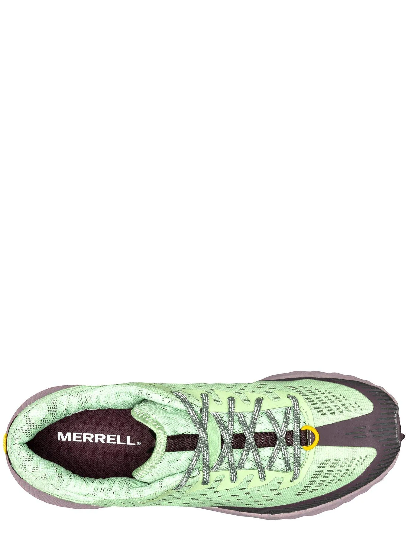 Merrell Womens Agility Peak 5 Trail Running Trainers - Green/burgundy