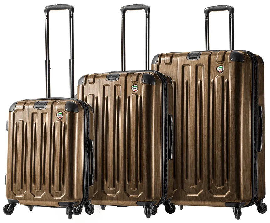 Mia Toro Lustro 3-Piece Luggage Set 