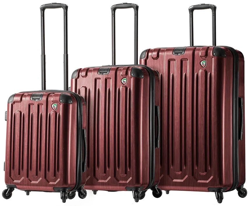 Mia Toro Lustro 3-Piece Luggage Set 