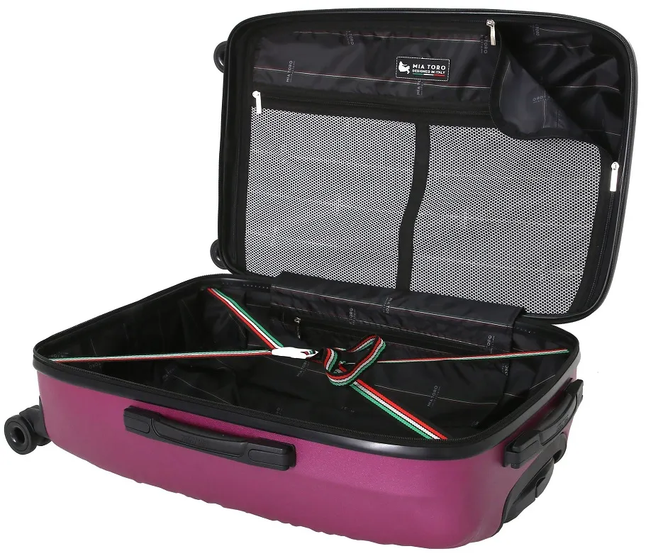 Mia Toro Swirl 3-Piece Luggage Set 