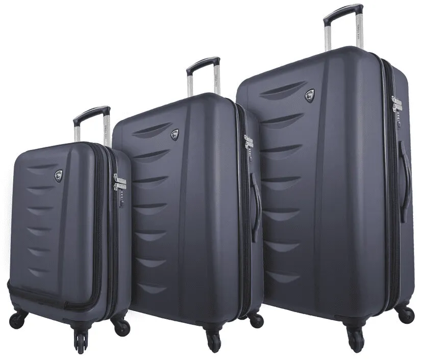 Mia Toro Tasca Moderna 3-Piece Luggage Set 