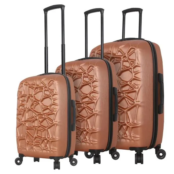 Mia Toro Web 3-Piece Luggage Set 