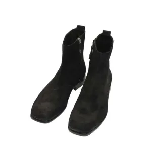 Michaelis Suede Boot - Black
