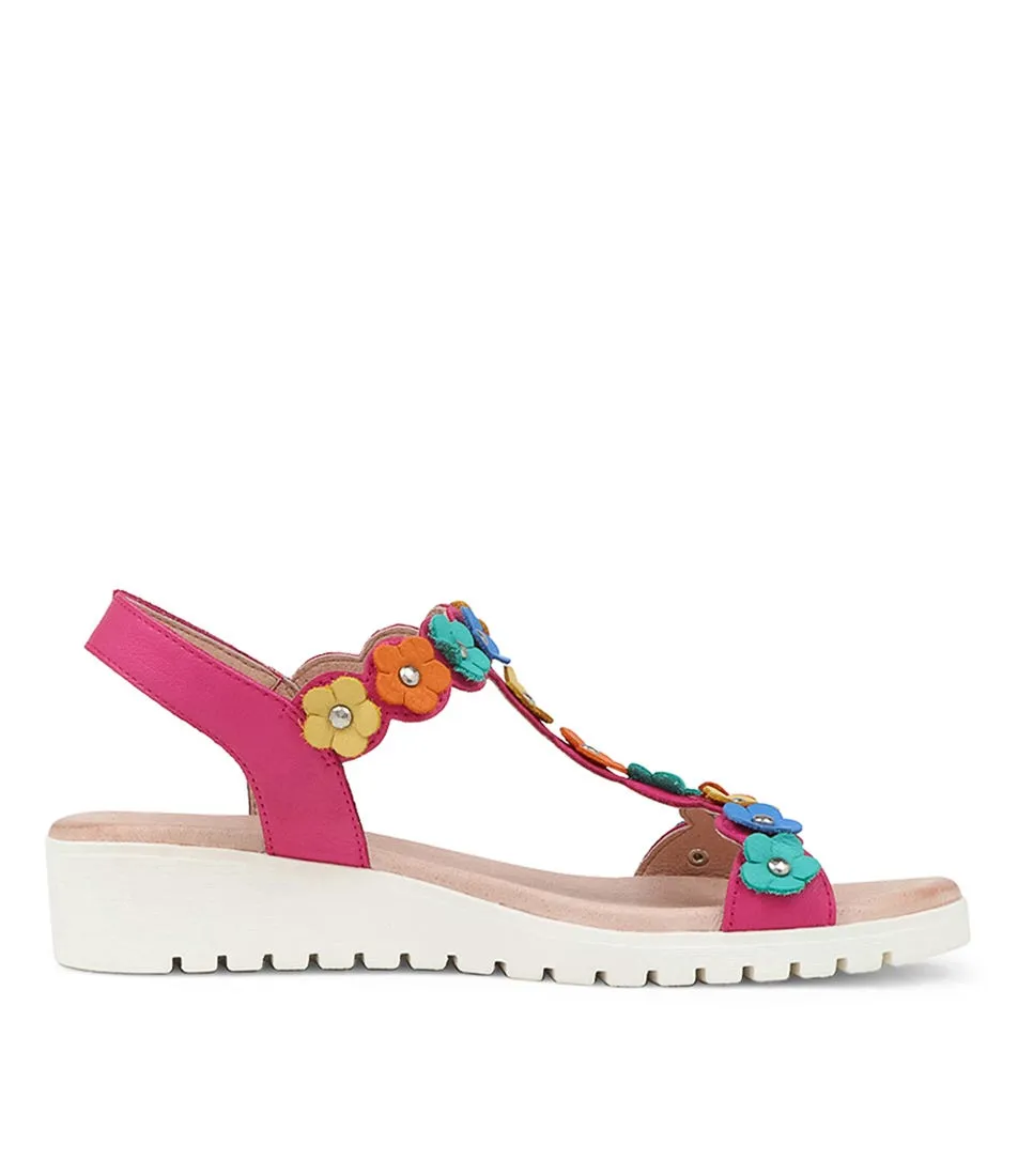 MIDAS Mabil Fuchsia Multi Sandals