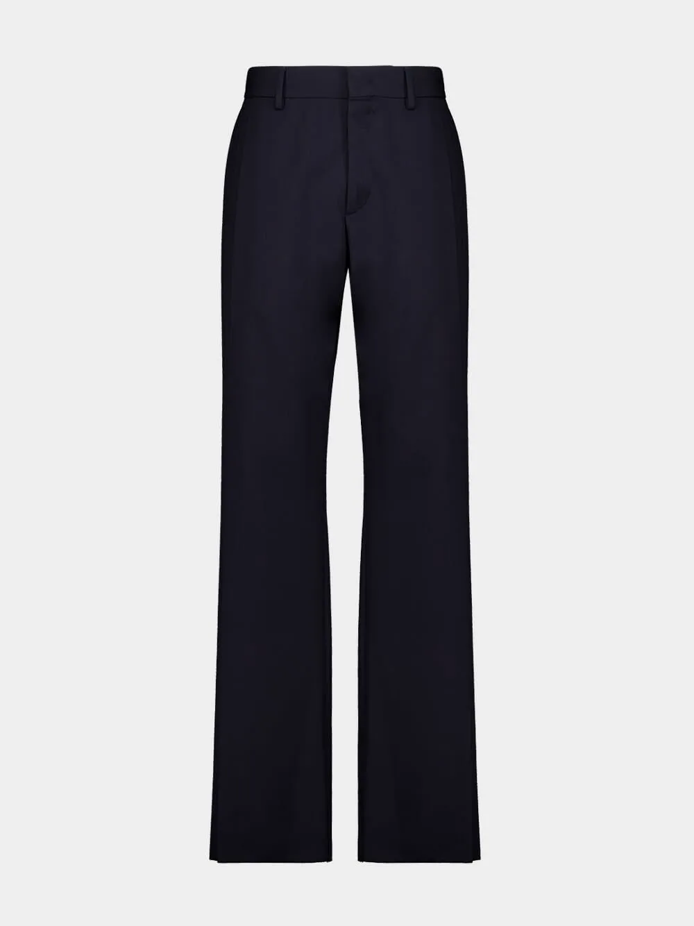 Midnight Blue Wool Trousers