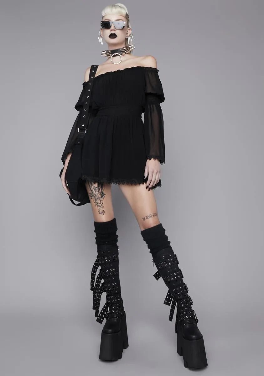 Midnight Perilous Journey Tunic Dress-