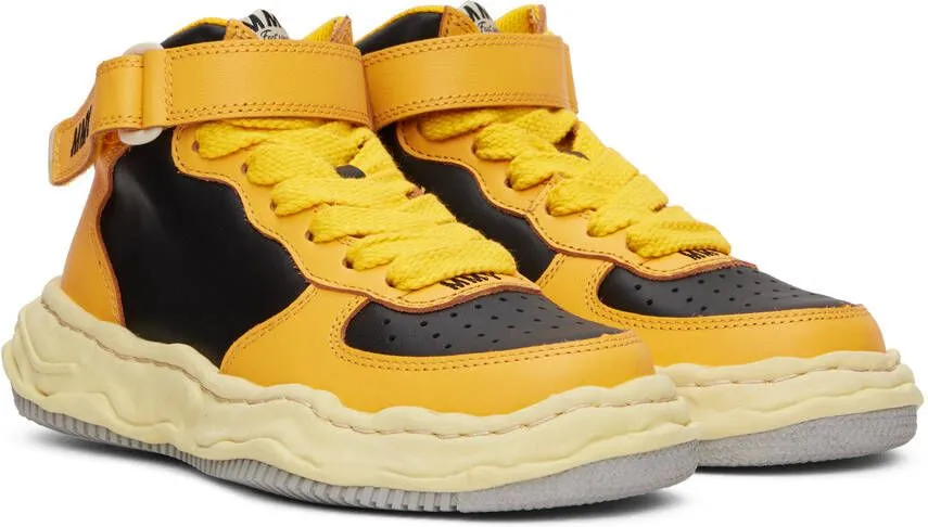 Miharayasuhiro Black & Yellow Wayne Sneakers