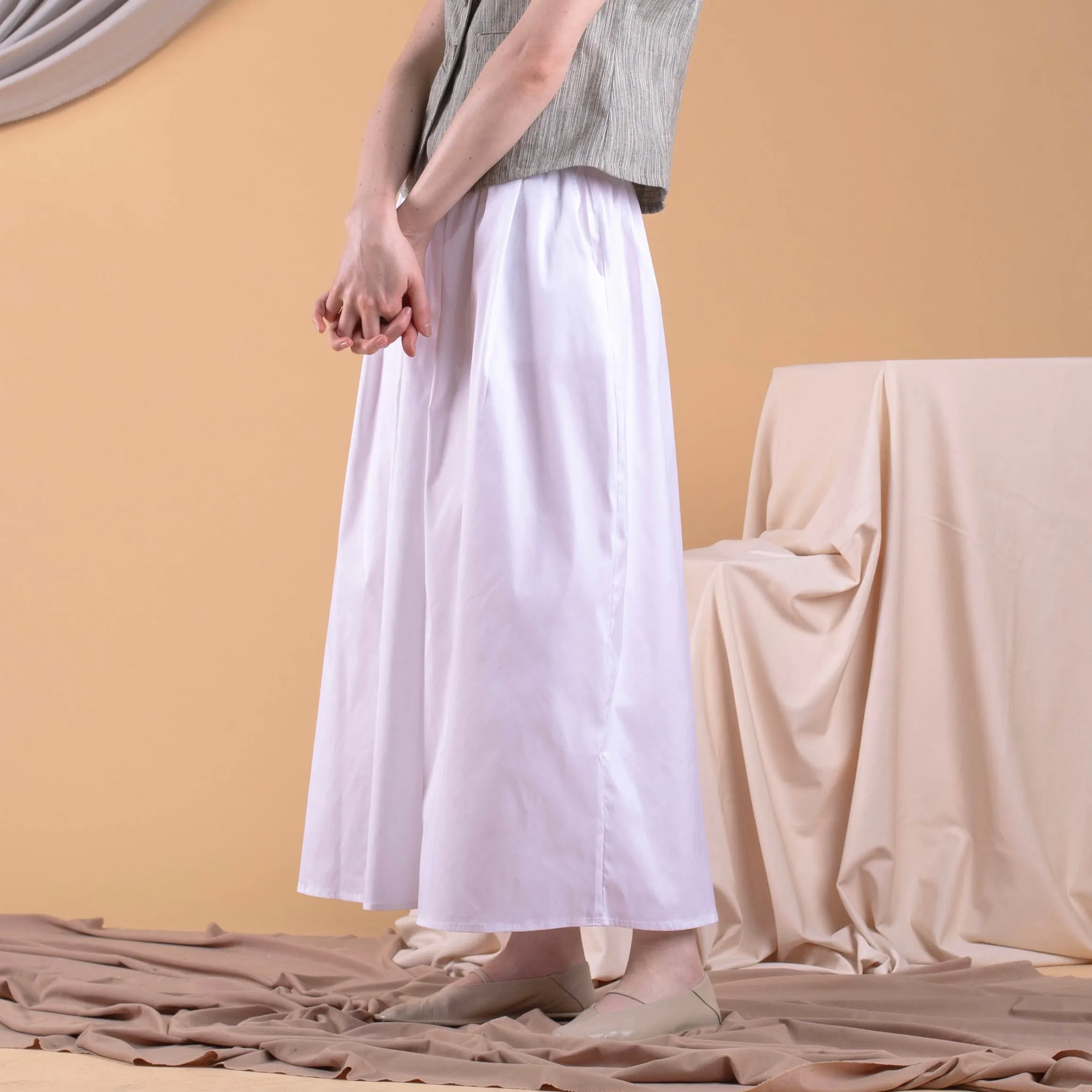 Mila Gartered Waist Skirt