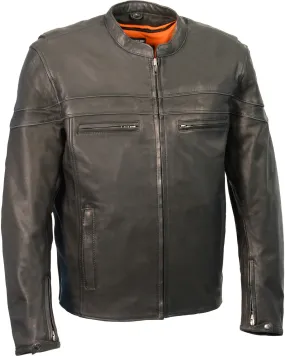 Milwaukee Leather Men's Lightweight Sporty Scooter Crossover Jacket - 5X