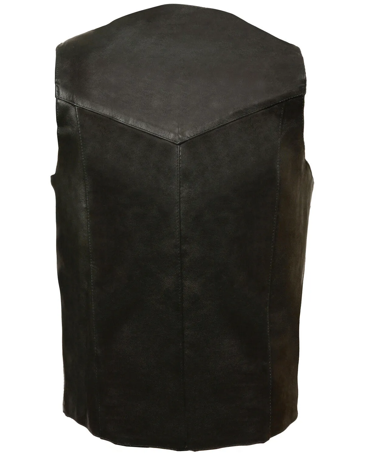 Milwaukee Leather Men's Snap Front Biker Vest - 2X Tall