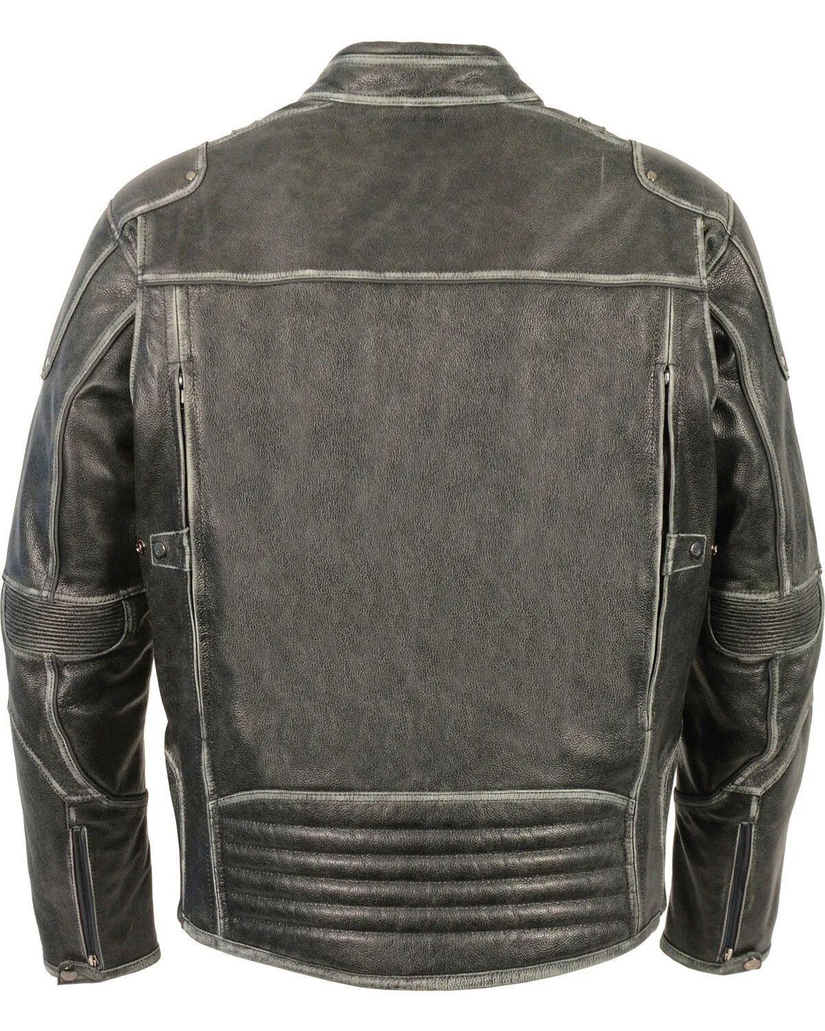Milwaukee Leather Men's Vintage Distressed Triple Vented Jacket