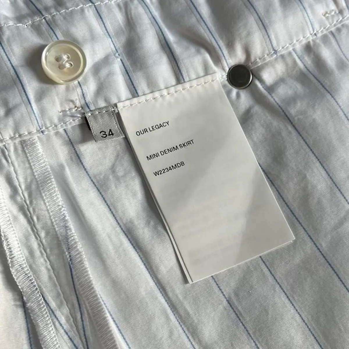 Mini Denim Skirt - Blue