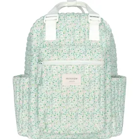 Minnow Sea Marsh Floral Coated Everyday Backpack