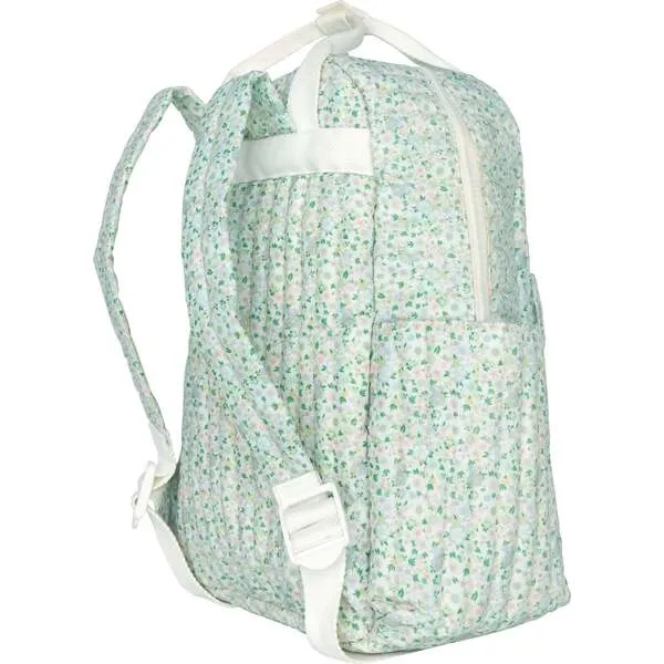 Minnow Sea Marsh Floral Coated Everyday Backpack