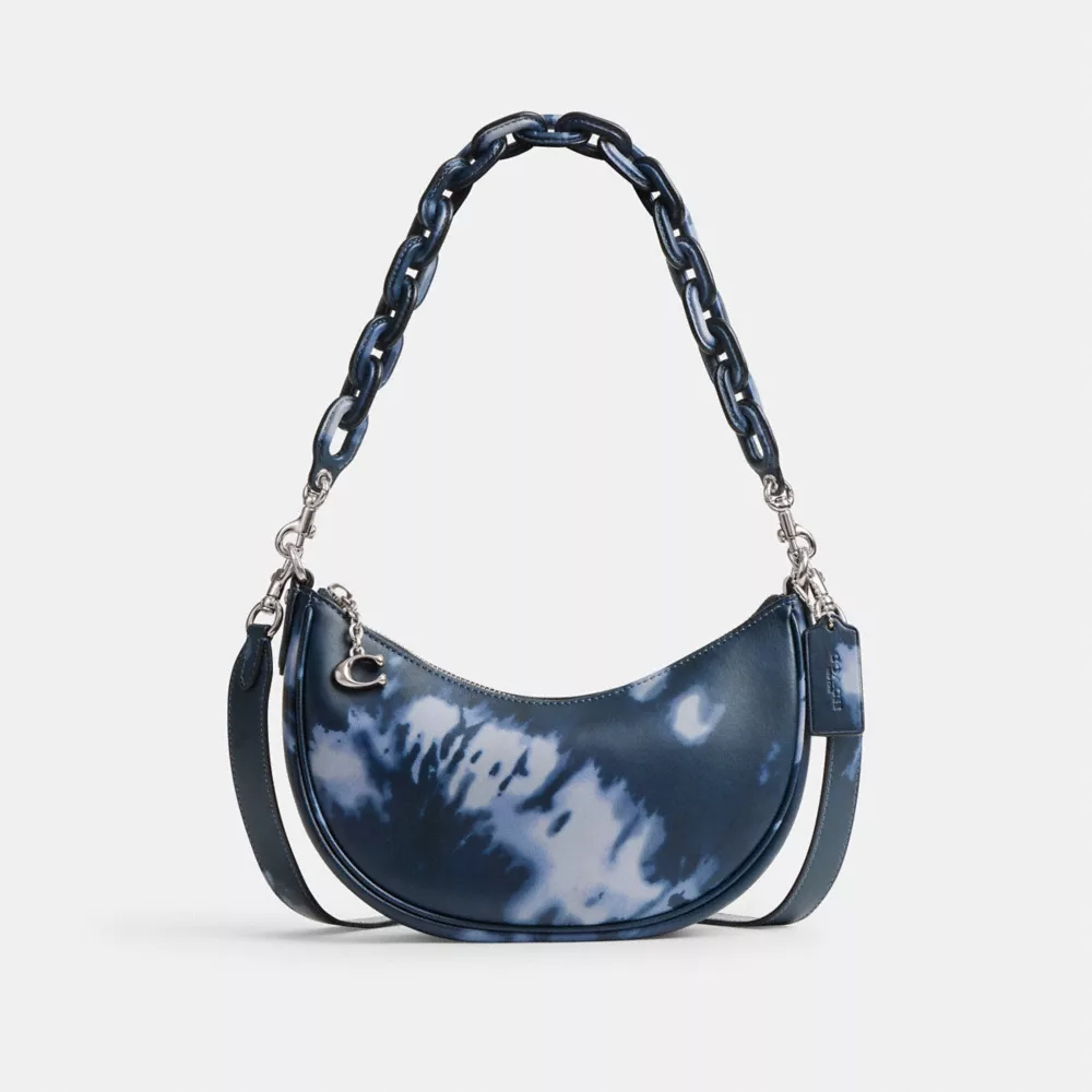 MIRA SHOULDER BAG WITH TIE-DYE PRINT