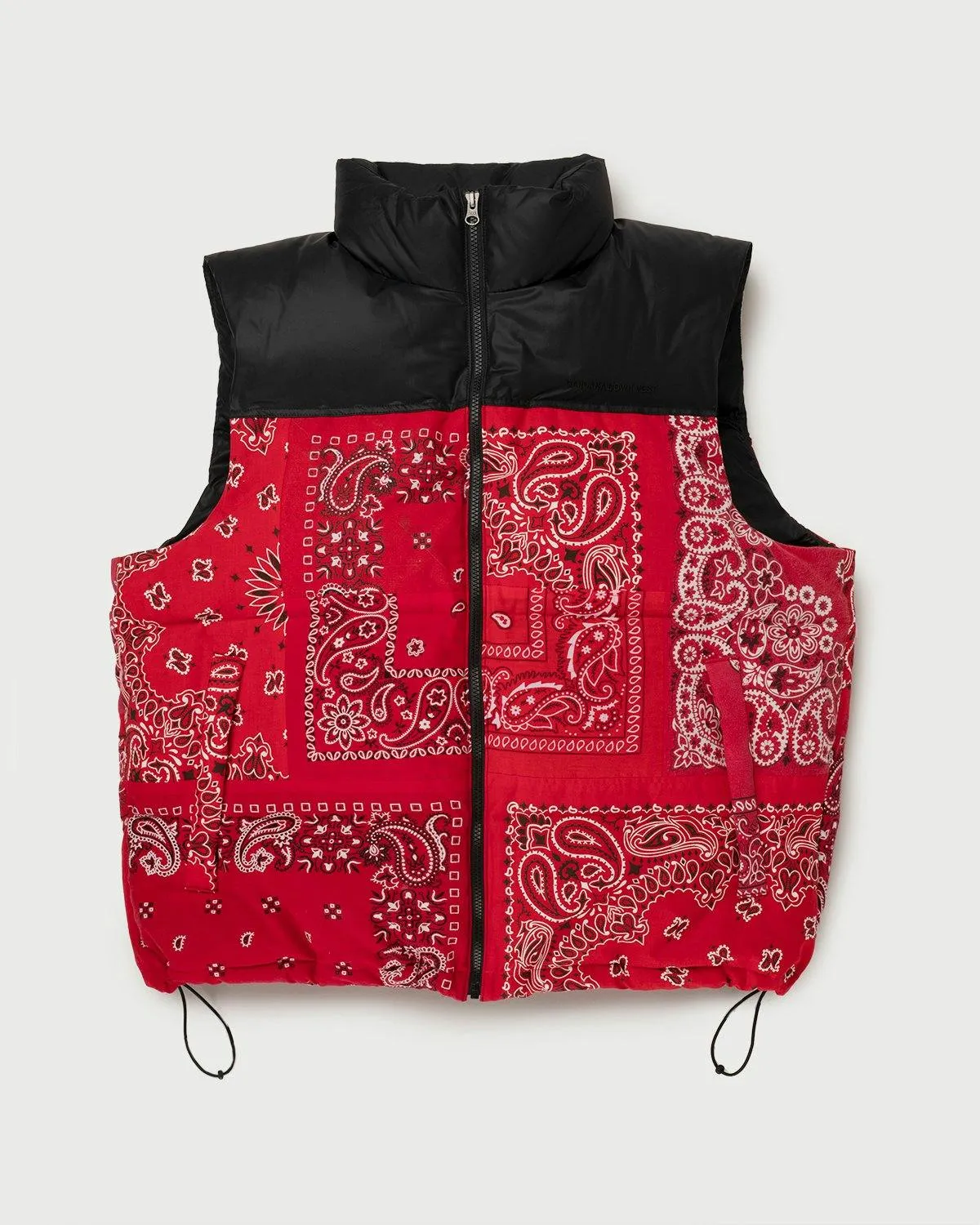 Miyagihidetaka – Bandana Vest Red | Highsnobiety Shop