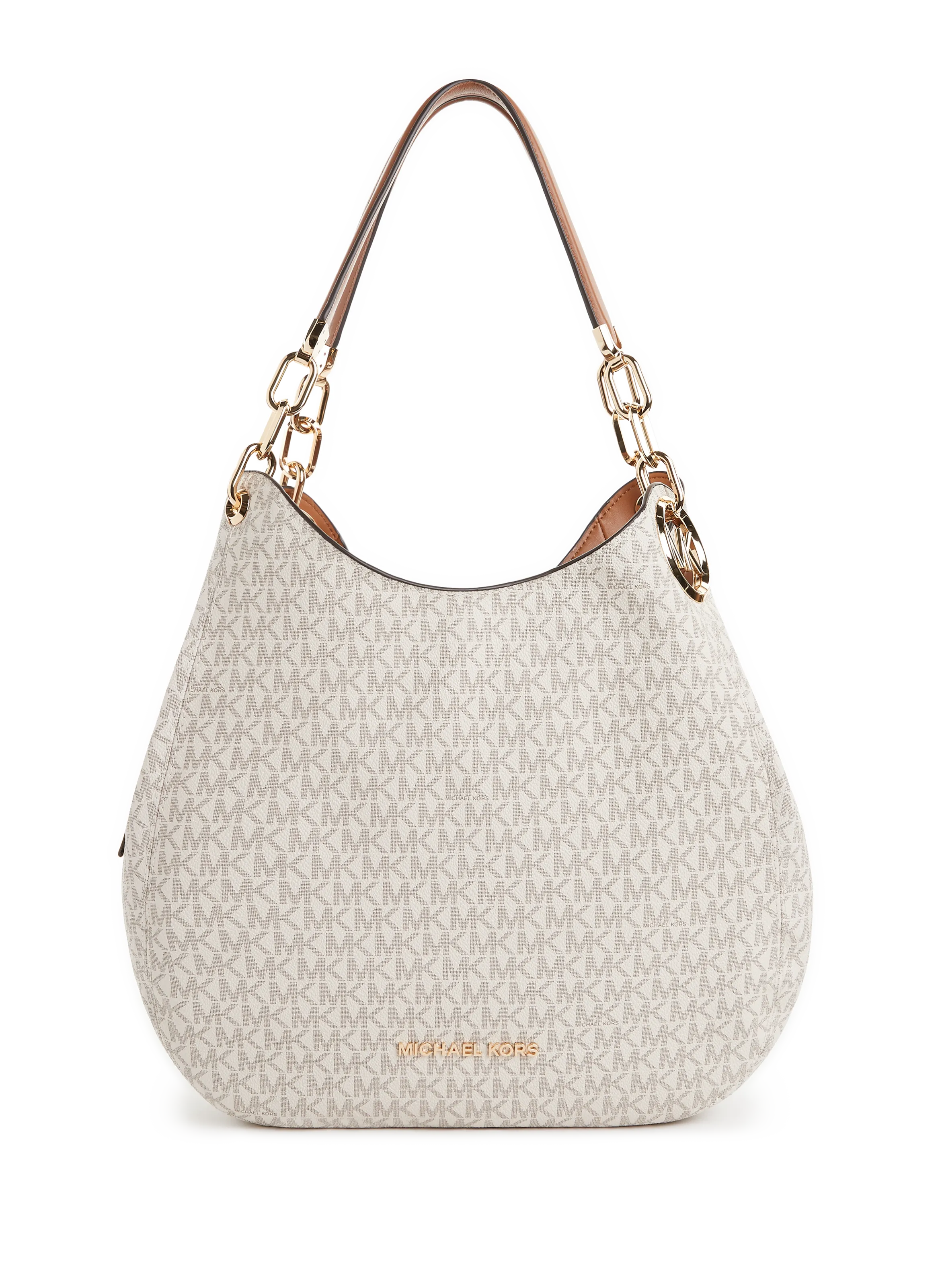 MMK  Monogrammed shoulder bag - Brown