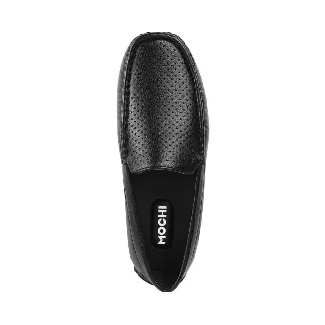 Mochi Boys Black Casual Loafers