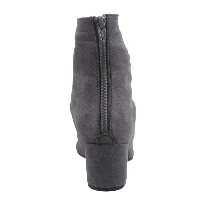 Mochi Women Grey Party Boots
