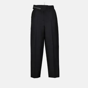 Mohair Black Trousers