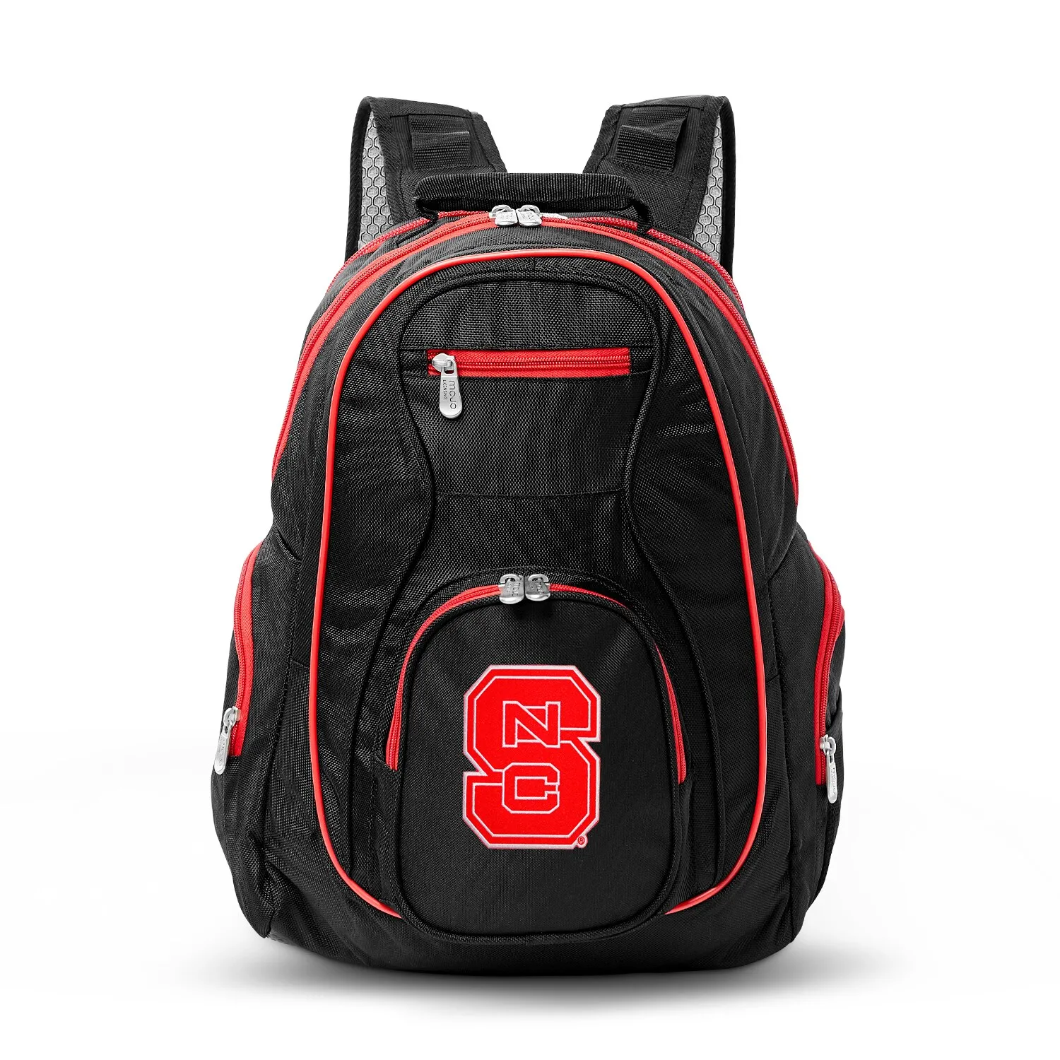 MOJO NC State Wolfpack Black Trim Color Laptop Backpack