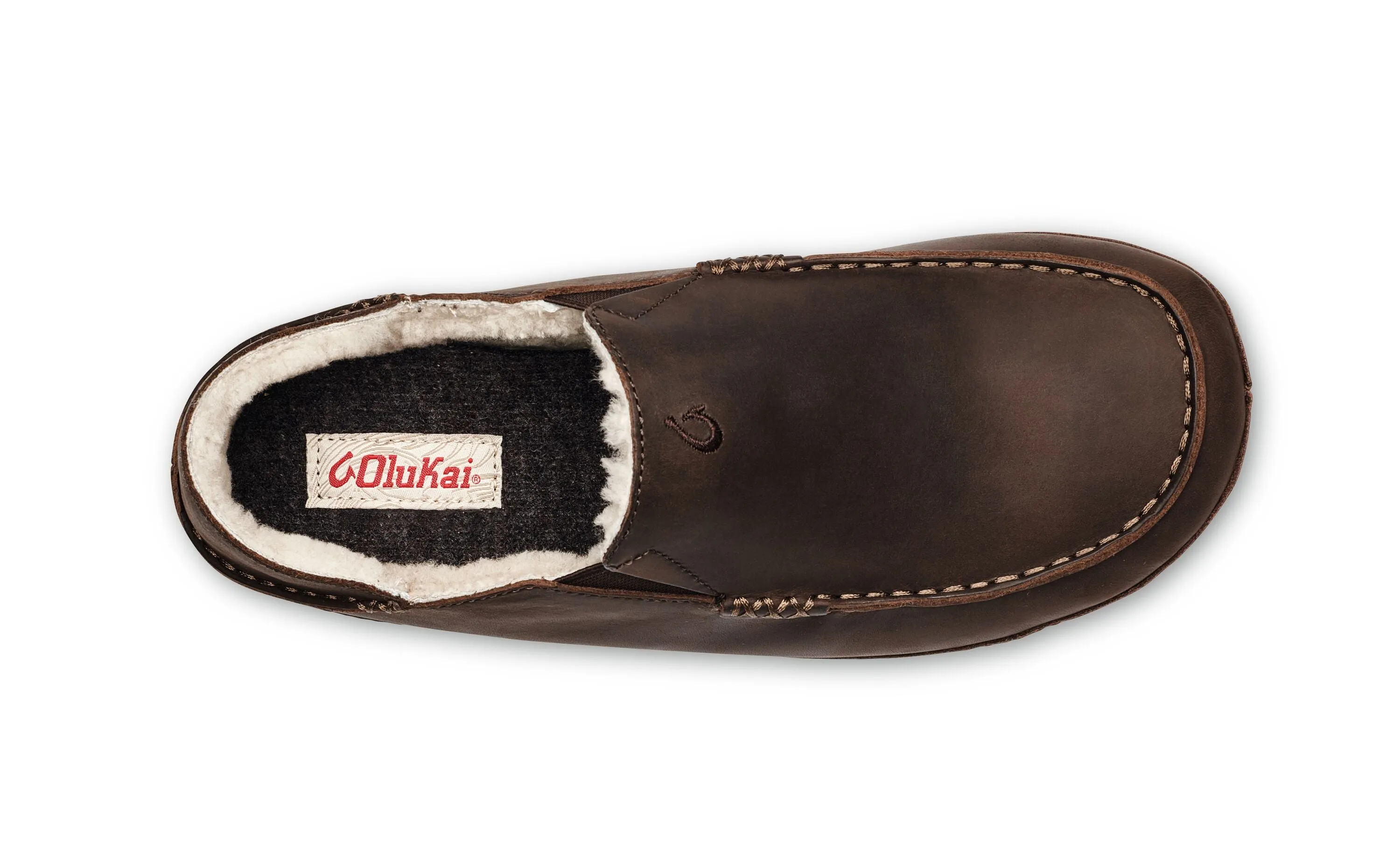 Moloa Slipper - Dark Wood - Men's