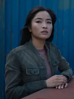 Monarch Legacy of Monsters S01 Cate Randa Grey Cotton Jacket