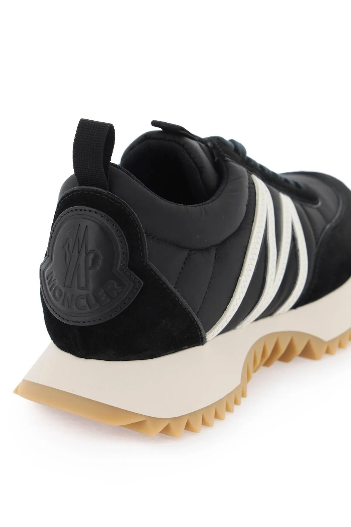 Moncler    Moncler Pacey Sneakers In Nylon And Suede Leather.