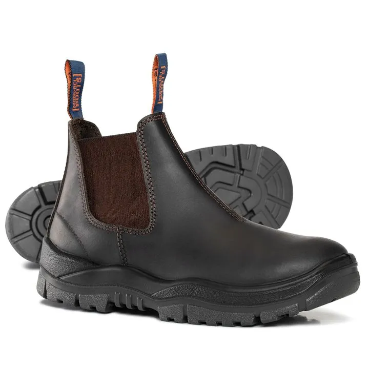 Mongrel 240090 Elastic Sided Safety Boot Oil Kip Brown