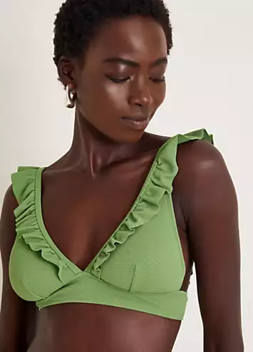 Monsoon Nina Ruffle Bikini Top | Grattan