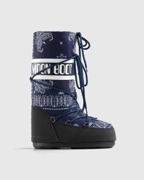 Moon Boot x Highsnobiety – Icon Boot Bandana Blue | Highsnobiety Shop