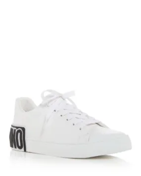 Moschino Women's Leather Logo Sneakers