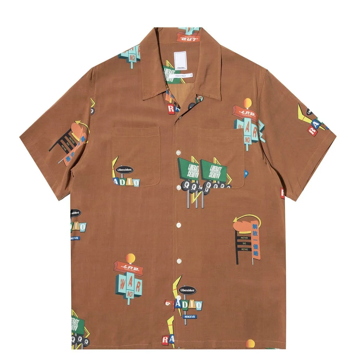 MOTEL SIGN SHIRT Brown
