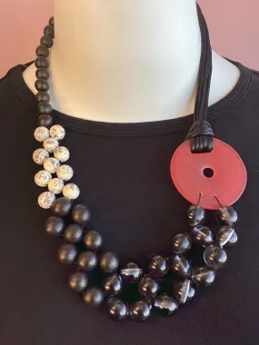 N13 RED BELINDA NECKLACE