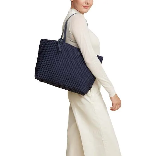 Naghedi NYC Women's Jet Setter Small Tote, Ink Blue