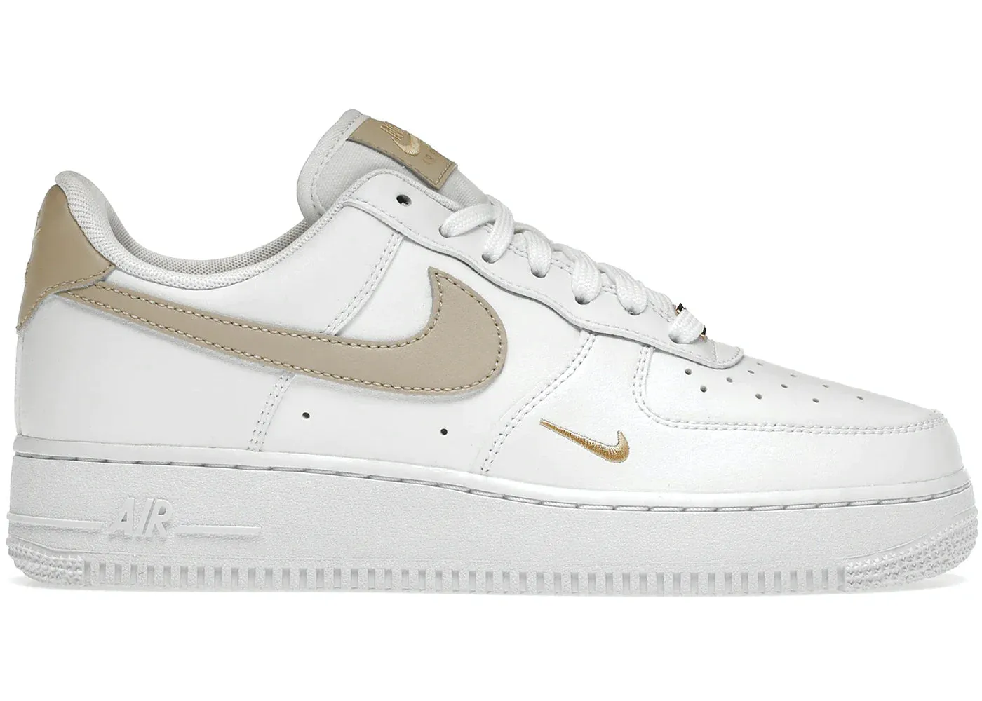 Naked-Nike Air Force 1 '07 Essential White/Rattan