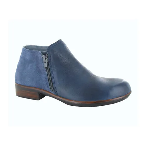 Naot Women's Helm Boot Ink Leather/Midnight Blue
